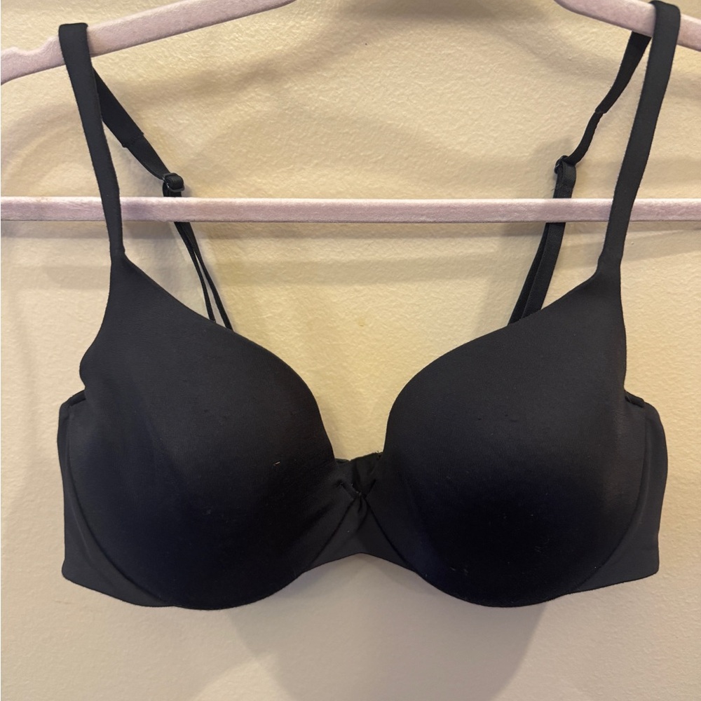 Victoria’s Secret ilex liner Demi Black‎ Bra Size 34C